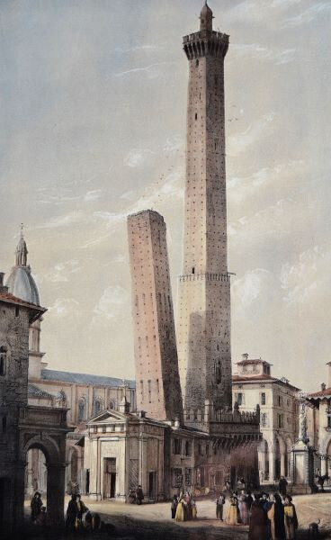 Le Due Torri nell'800