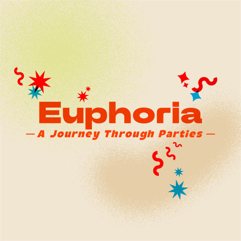 copertina di Euphoria: A Journey Through Parties | mostra