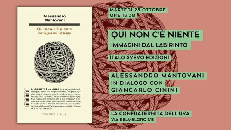 copertina di Qui non c’è niente. Immagini dal labirinto