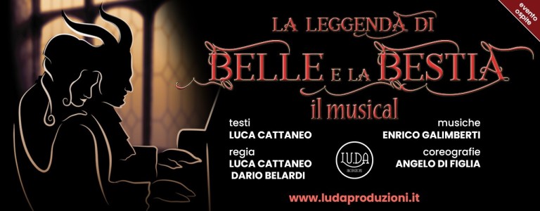 copertina di La leggenda di Belle e la Bestia. Il musical