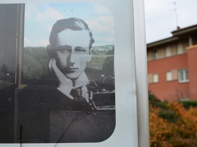 Ritratto di Guglielmo Marconi - Parco di via Kennedy - Sasso M. (BO)