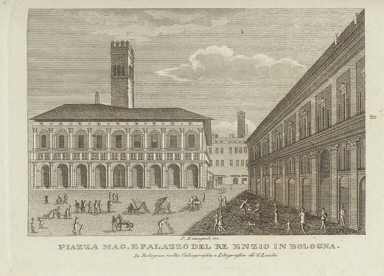 image of Piazza maggiore e Palazzo Re Enzo