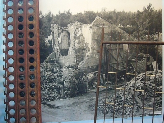 Paesi distrutti dopo i bombardamenti alleati - Museo della battaglia del Senio - Alfonsine (Ra)