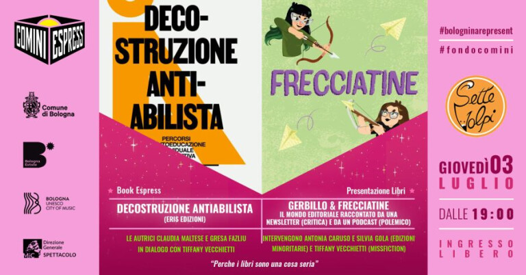 copertina di Book Espress | Decostruzione antiabilista + Gerbillo e frecciatine