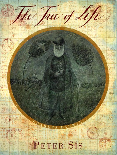 copertina di The tree of life. Book depicting the life of Charles Darwin naturalist, geologist & thinker