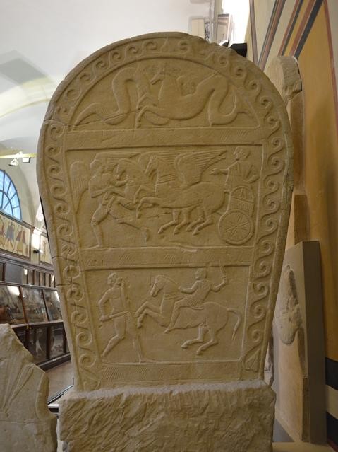 Stele funeraria proveniente dalla necropoli della Certosa 