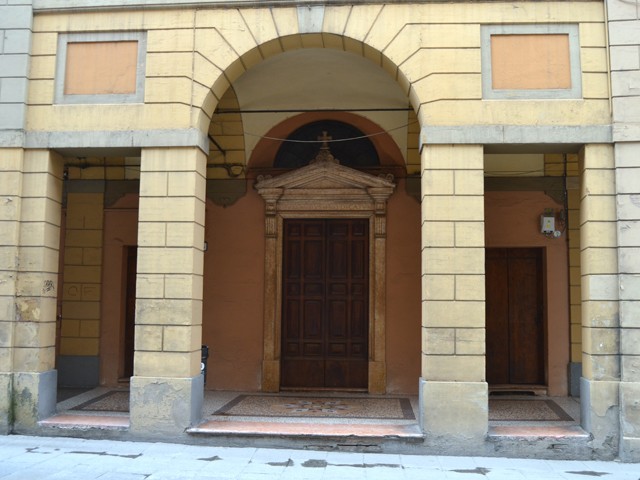 La chiesa della Casa del Clero dedicata a S. Agostino - via Barberia (BO)