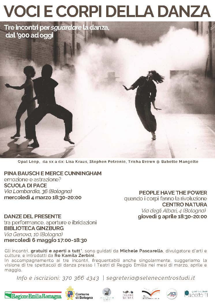 Voci e Corpi della danza |  Tre incontri per sguardare la danza, dal ‘900 ad oggi
