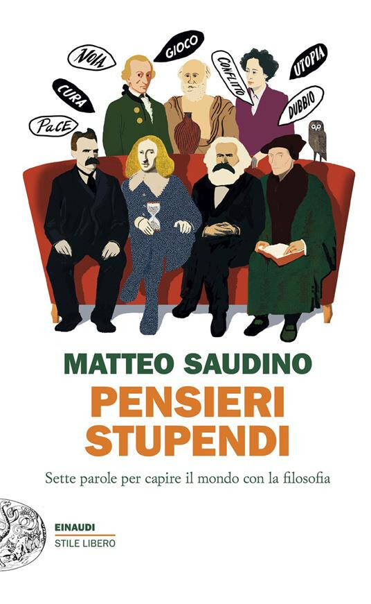 copertina di Pensieri stupendi. Sette parole per capire il mondo con la filosofia