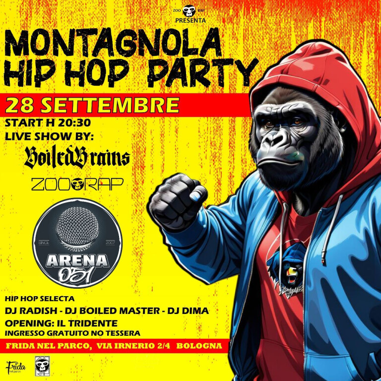 copertina di Montagnola hip-hop party!