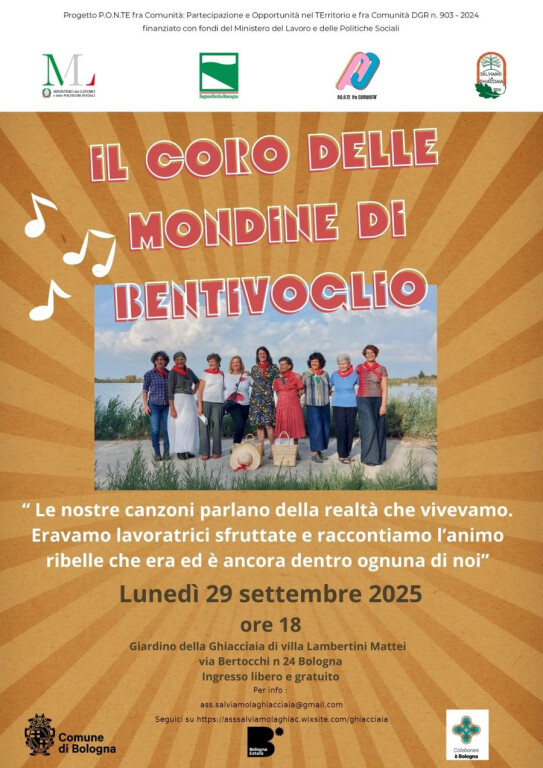 copertina di Il coro Le Mondine di Bentivoglio