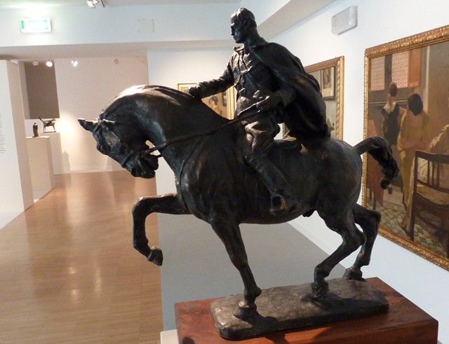 Bozzetto della statua equestre di Mussolini al Littoriale 