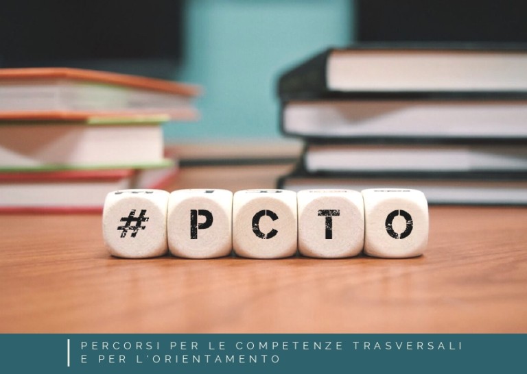 copertina di PCTO - Percorsi per le Competenze Trasversali e per l'Orientamento