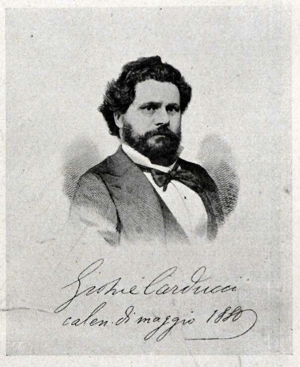 image of Giosue Carducci calen. di maggio 1880