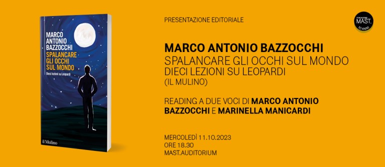 copertina di SPALANCARE GLI OCCHI SUL MONDO DIECI LEZIONI SU LEOPARDI