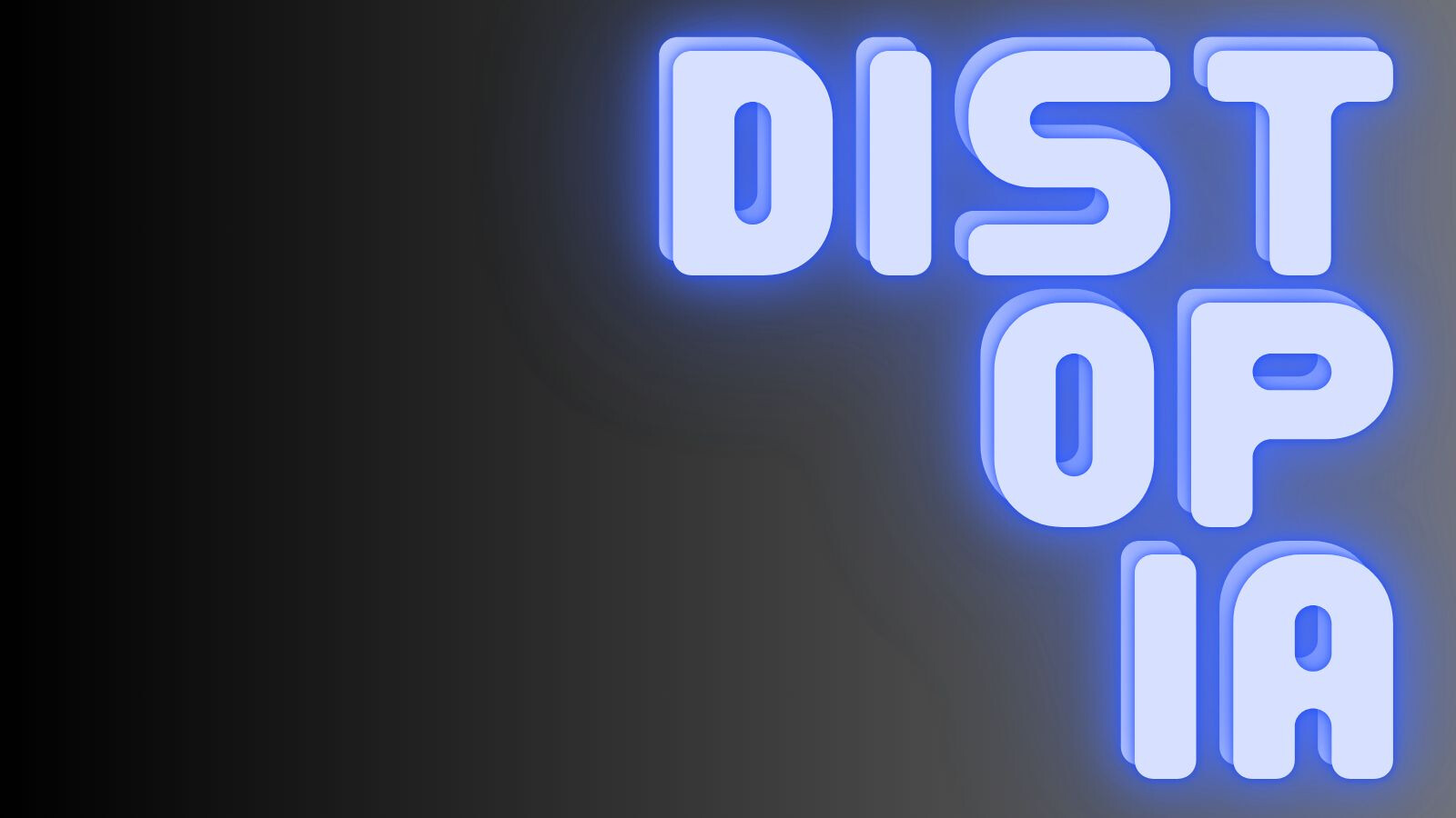 copertina di Distopie