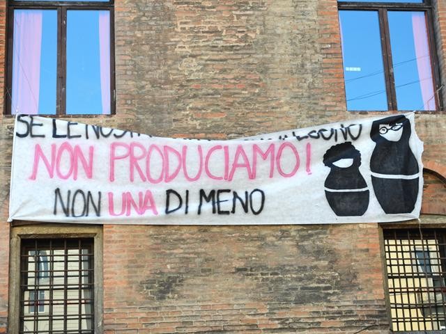 Manifestazione Lotto marzo 2017 - Bologna - Piazza Maggiore