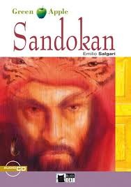 copertina di Sandokan
Emilio Salgari, adapted by Sally M. Stockton, activities by Eleanor Donaldson, illustrated by Duilio Lopez, Black cat, 2007