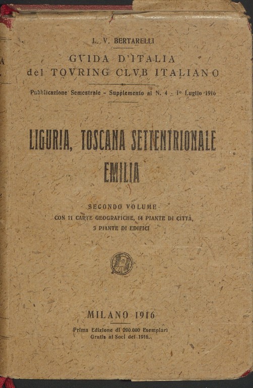 copertina di Ligùria, Toscana settentrionale, Emìlia