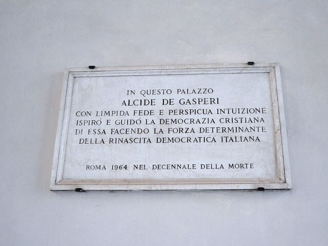 Ricordo di Alcide De Gasperi