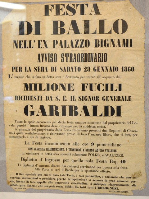 Manifesto per la festa del 28 gennaio 1860 