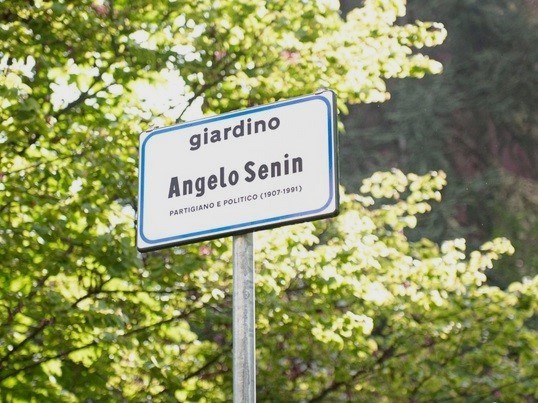 Il giardino intitolato a Bologna ad Angelo Senin