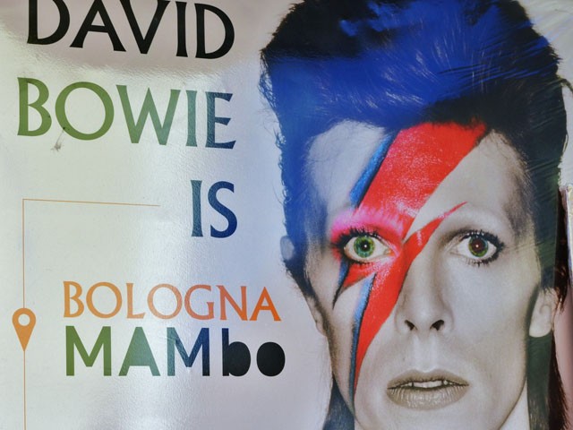 Manifesto della mostra "David Bowie is" - Mambo (BO) - 2016