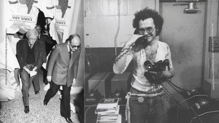copertina di ‘John Giorno: The Performative Word’ e ‘Andy Warhol. Ladies and Gentlemen’. Un dialogo tra i curatori Lorenzo Balbi e Chiara Vorrasi