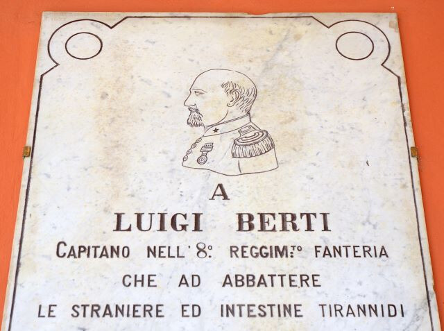 Lapide per il cap. Luigi Berti