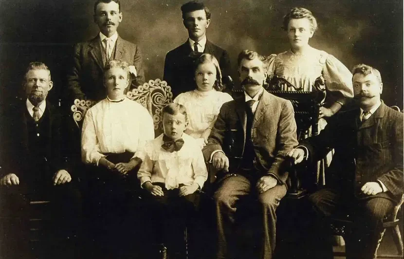 copertina di Saghe Familiari