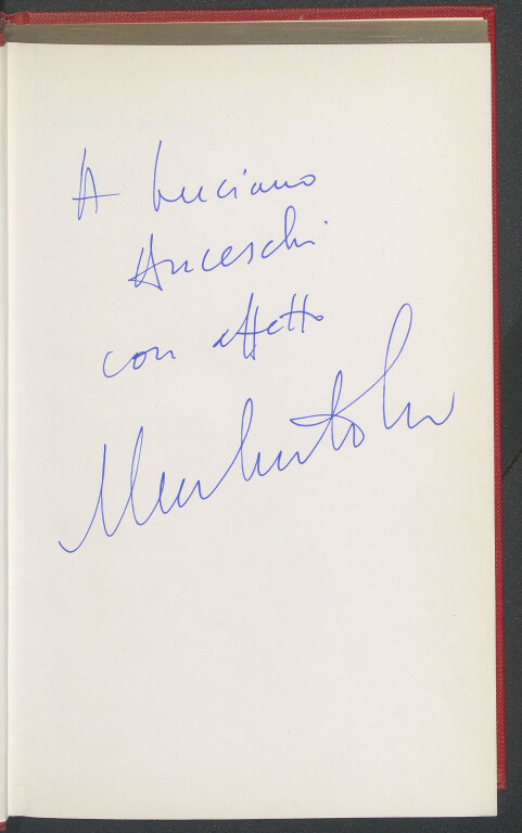 image of Dedica autografa di Umberto Eco a Luciano Anceschi