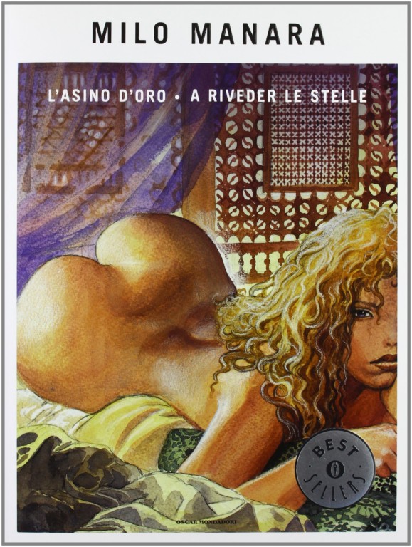 copertina di Milo Tanara, L'asino d'oro: A riveder le stelle, Milano, Mondadori, 2002
