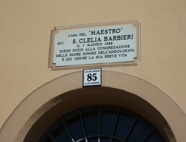 La Casa del Maestro luogo del ritiro di Clelia Barbieri dal 1868