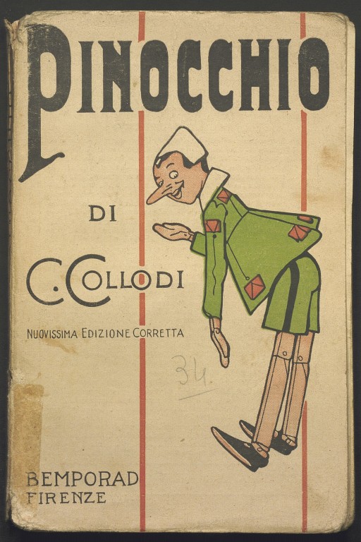 copertina di Le avventure di Pinocchio. Storia di un burattino