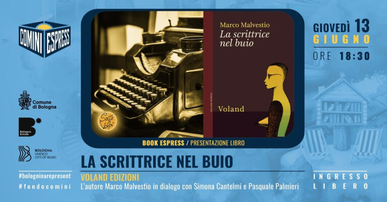 copertina di LA SCRITTRICE NEL BUIO