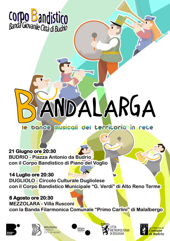 copertina di Il corpo Bandistico Banda Giovanile Città di Budrio incontra il Corpo Bandistico di Piano del Voglio (Bo)
