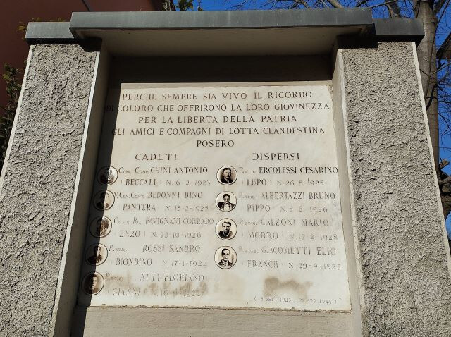 Monumento ai partigiani della zona Savena caduti e dispersi