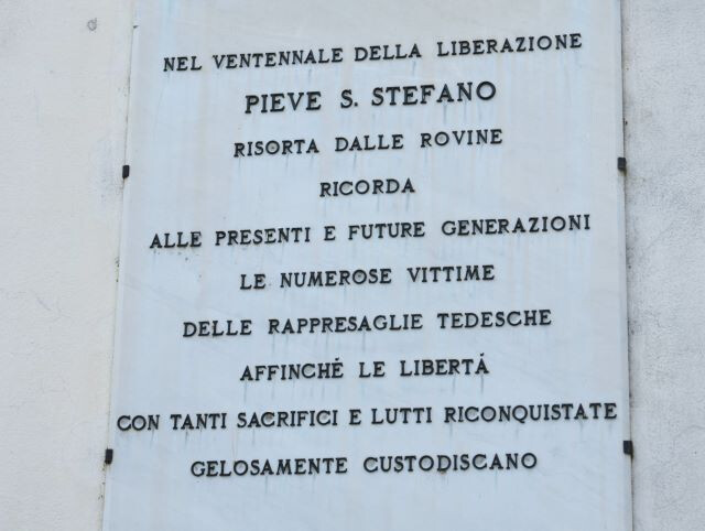 Lapide a ricordo delle vittime delle rappresaglie tedesche