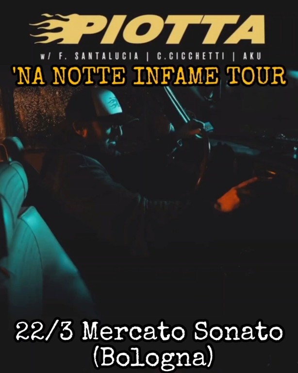 cover of Piotta - ’na notte infame - TOUR 2024