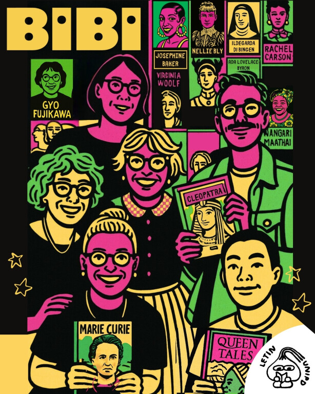 copertina di BIBI. Non solo Marie Curie e Frida Kahlo: Immaginari di genere e itinerari creativi nelle biografie e biofiction per l’infanzia