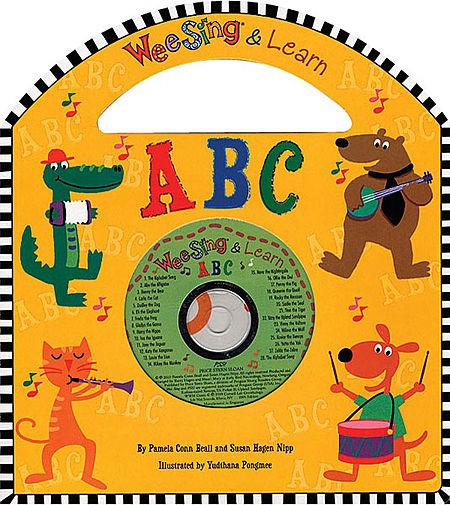 copertina di Wee sing & learn ABC
by Pamela Conn Beall and Susan Hagen Nipp, illustrated by Yudthana     Pongmee, Prince Stern Sloan, 2005