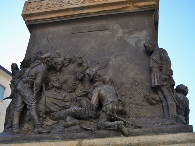 Garibaldi ferito in Aspromonte 