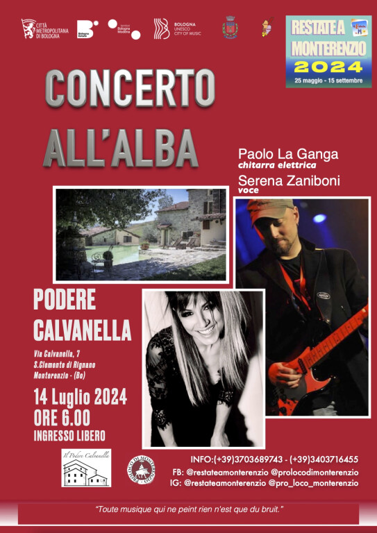 copertina di Concerto all'alba 