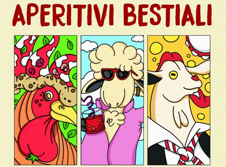 copertina di Gli aperitivi bestiali in Fattoria!