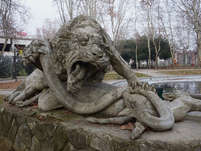 Fontana delle Sirene di Diego Sarti (1888) alla Montagnola