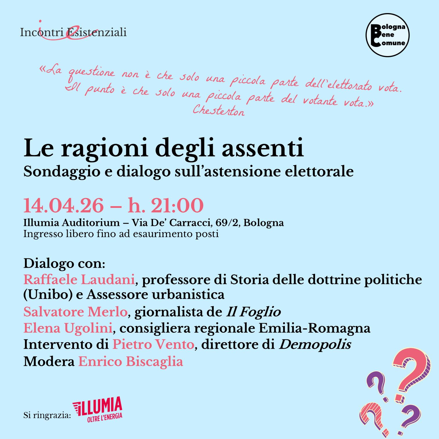 Le ragioni degli assenti