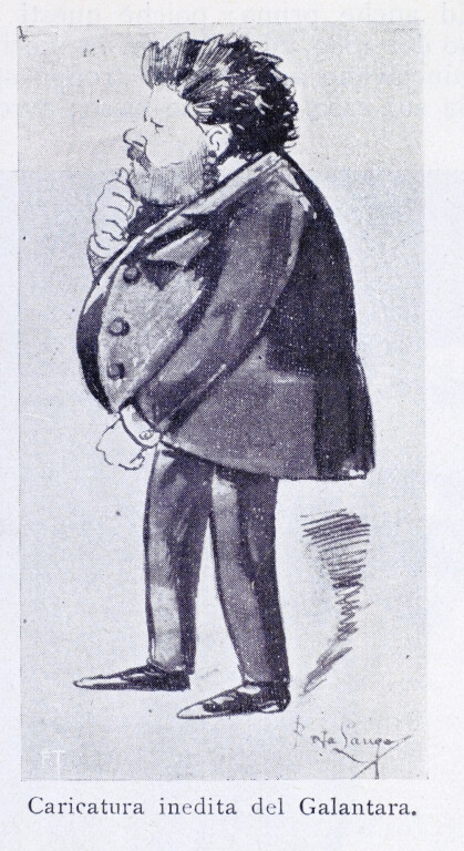 image of Caricatura di Giosue Carducci