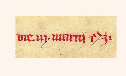 BCABo, ms. A.2848, c. 13v, particolare)
