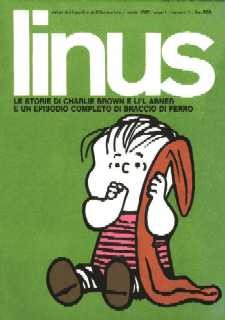 copertina di Linus, rivista dei fumetti e dell'illustrazione, Milano, Milano libri, 1965-