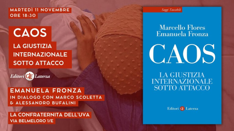 copertina di  Caos. La giustizia internazionale sotto attacco